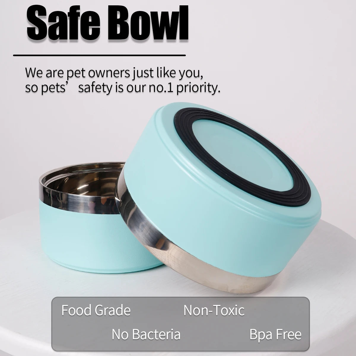 Thickened Stainless Steel Dog Bowl