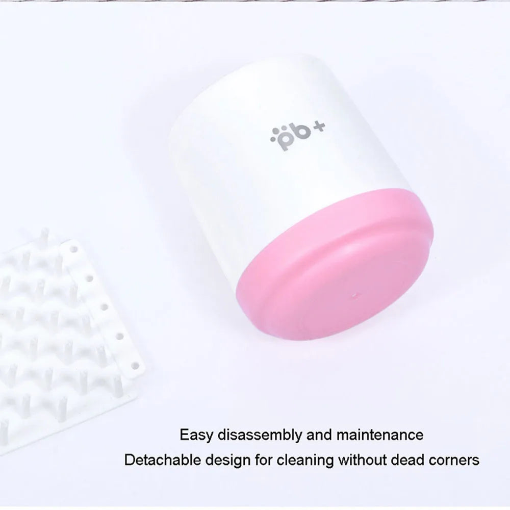 Paw Cleaner Easy To Disassemble Comfortable Convenient Pet Product Paw Clean Tools Silicone Brush Pet Foot Washing Cup