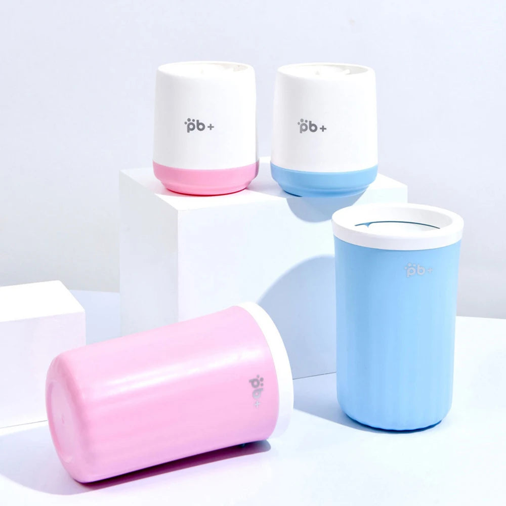 Paw Cleaner Easy To Disassemble Comfortable Convenient Pet Product Paw Clean Tools Silicone Brush Pet Foot Washing Cup