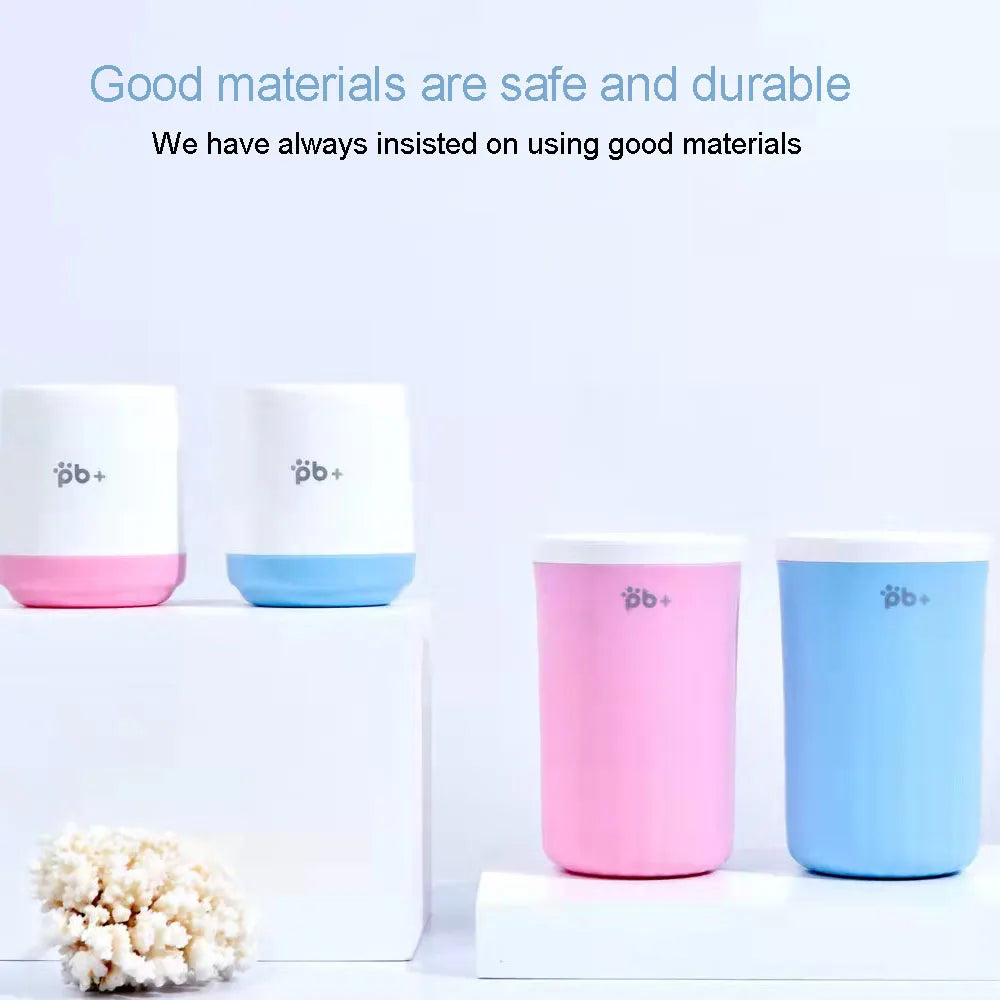 Paw Cleaner Easy To Disassemble Comfortable Convenient Pet Product Paw Clean Tools Silicone Brush Pet Foot Washing Cup