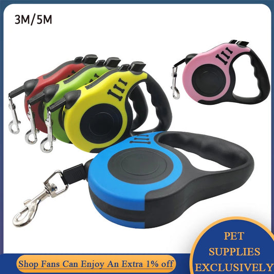 Retractable Dog Leash 3M/5M