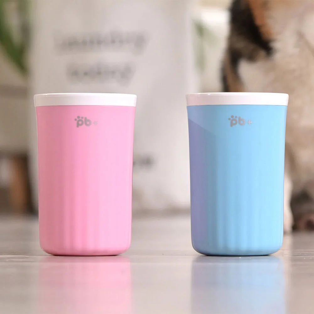 Paw Cleaner Easy To Disassemble Comfortable Convenient Pet Product Paw Clean Tools Silicone Brush Pet Foot Washing Cup